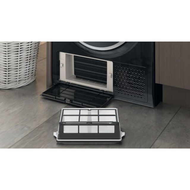 Hotpoint Crease Care NT M11 92BSK UK 9kg Heat Pump Tumble Dryer