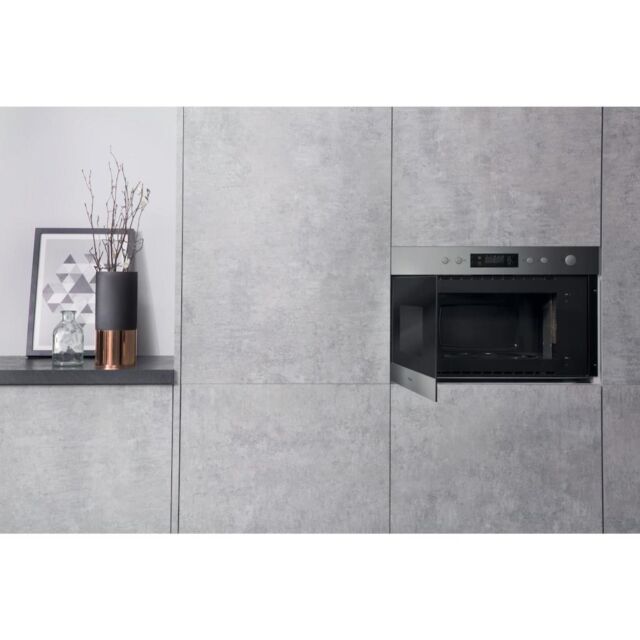 Hotpoint MN 314 IX H Built-In Microwave - Stainless Steel