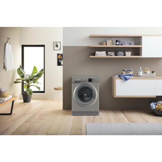 Hotpoint NSWF 946 GG UK Anti-Stain 9kg 1400rpm Washing Machine - Graphite