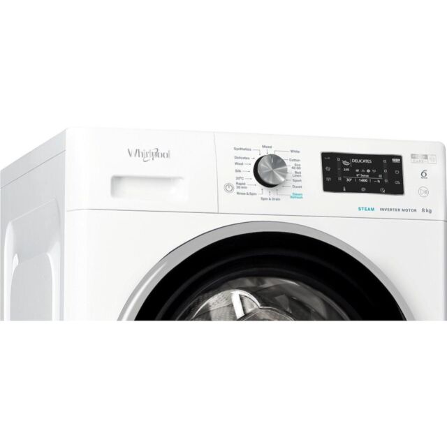 Whirlpool FFD 8489 BSV UK Freestanding 8kg Washing Machine - White