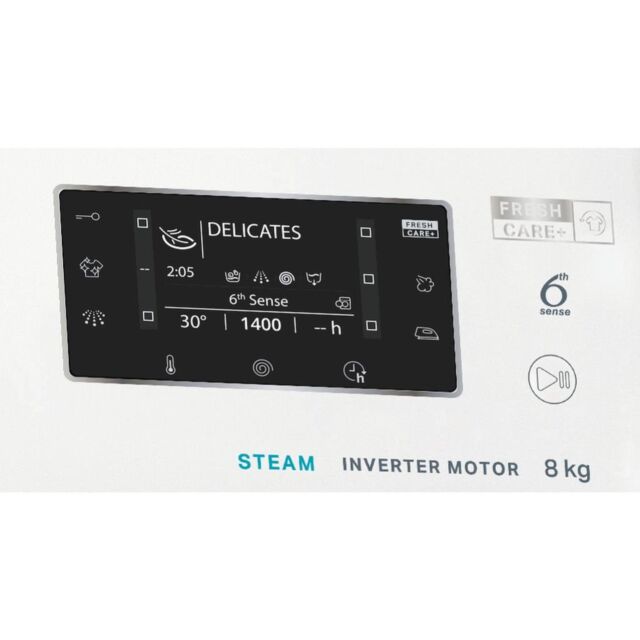 Whirlpool FFD 8489 BSV UK Freestanding 8kg Washing Machine - White