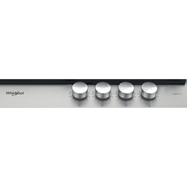 Whirlpool GMWL628IXL Gas Hob 4 Burners - Inox
