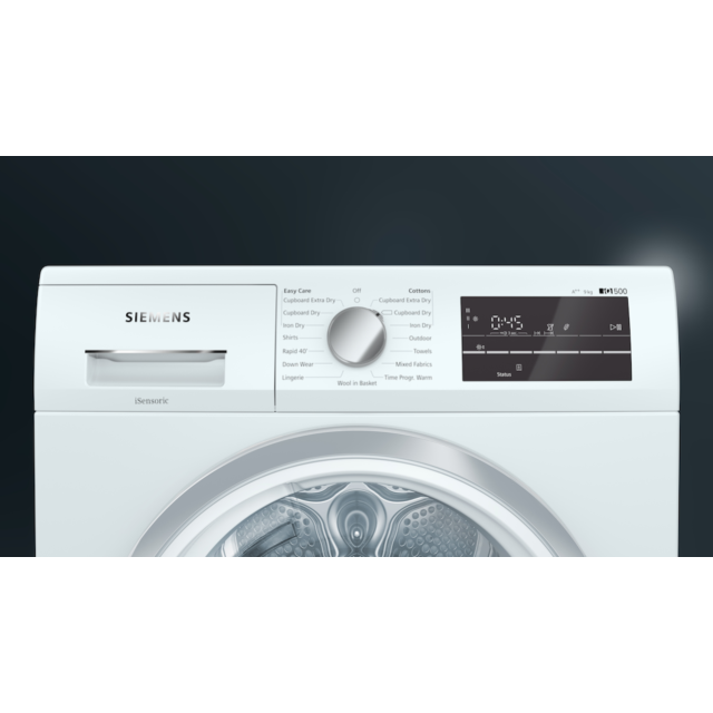 Siemens WT47RT90GB, Heat pump tumble dryer