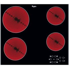 Whirlpool AKT 8090 LX Ceramic Hob 4 Zones 60cm - Black
