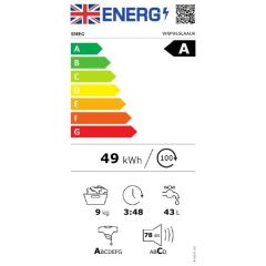Smeg WNP96SLAAUK 60cm 9kg Freestanding Washing Machine, White
