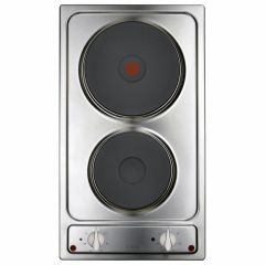 CDA HE3141SS Domino Two Plate Electric Hob