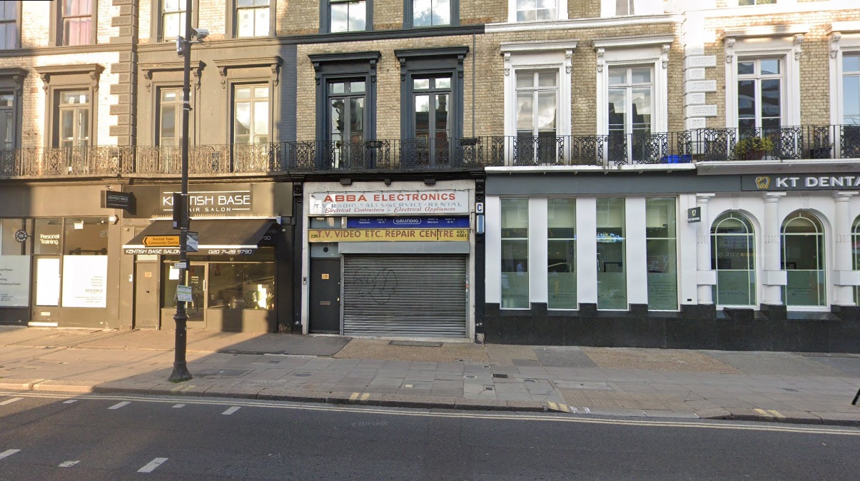 ABBA Electronics street view in Kentish Town, London